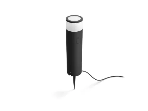 Không gian ánh sáng trắng và màu Hue Calla Pathway Light Black ext