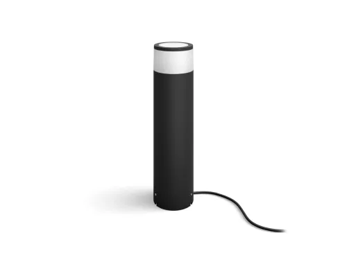 Không gian ánh sáng trắng và màu Hue Calla Pathway Light Black ext