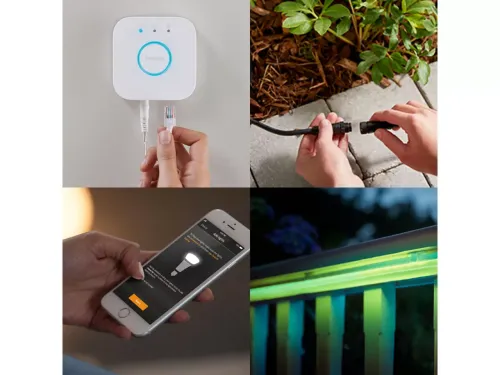 Không gian ánh sáng trắng và màu Hue Lightstrip Outdoor