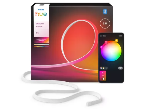 Không gian ánh sáng trắng và màu Omniglow Lightstrip 3m