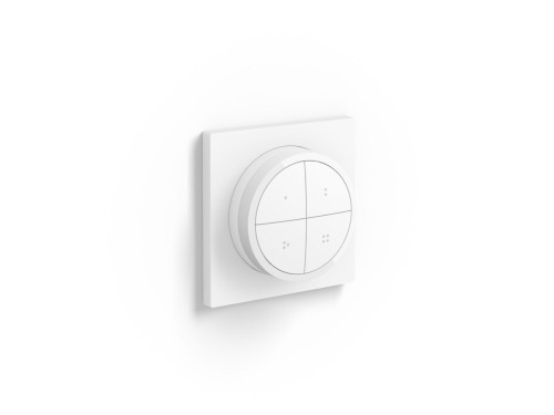 Không gian ánh sáng trắng và màu Philips Hue Tap Dial Switch White