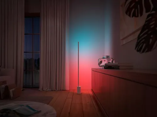 Không gian ánh sáng trắng và màu Signe Floor